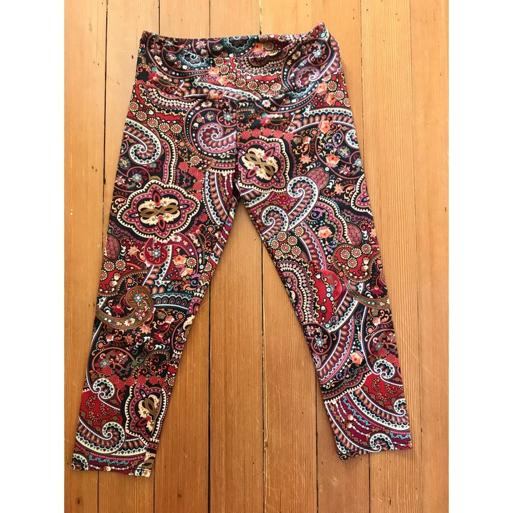 ONZIE multicolored xs cropped yoga pants